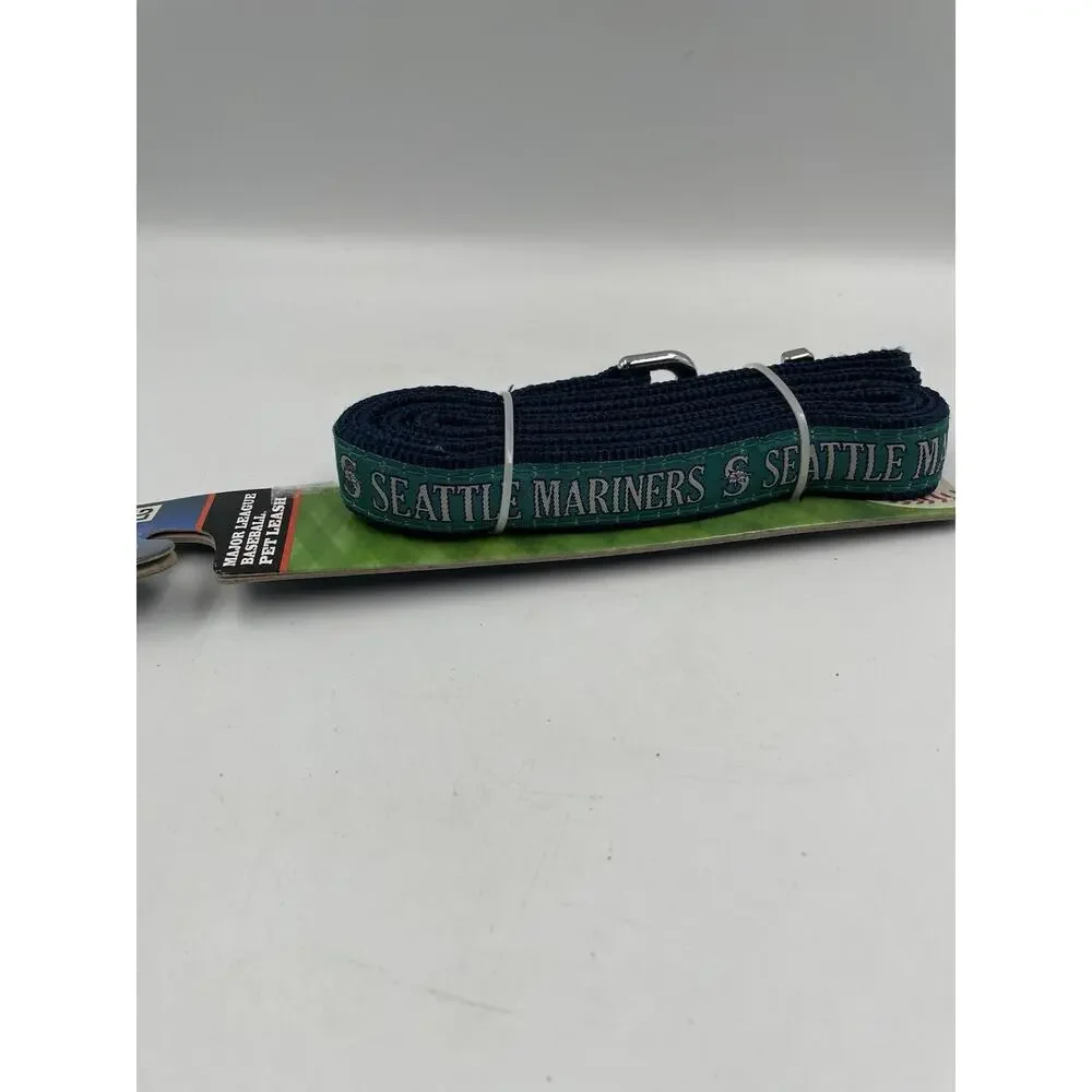 MLB Seattle Mariners Pet Collars & Leash - Size Large - NEW With Tags